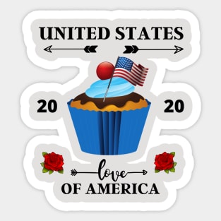 UNITED STATES OF AMERICA Sticker